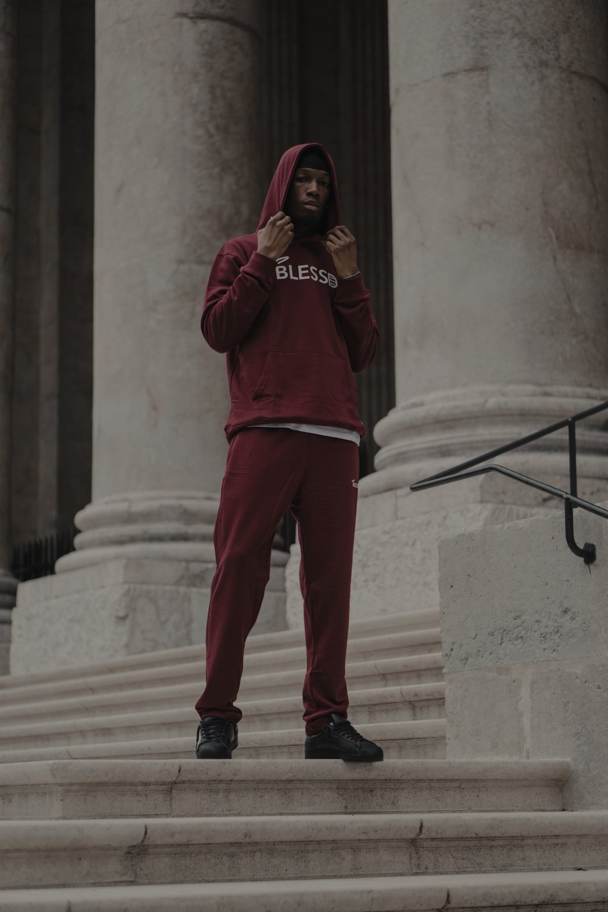 Hoodie and pants - Burgundy