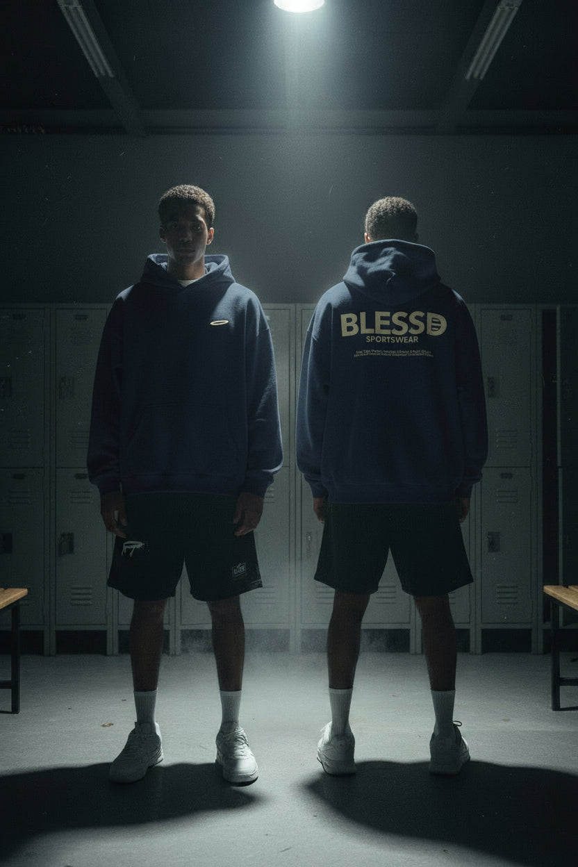 Oversized Hoodie - Blue