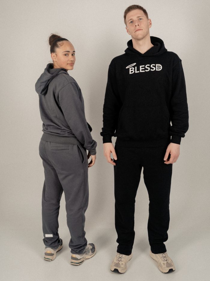 Hoodie and pants - Gray - Image 4