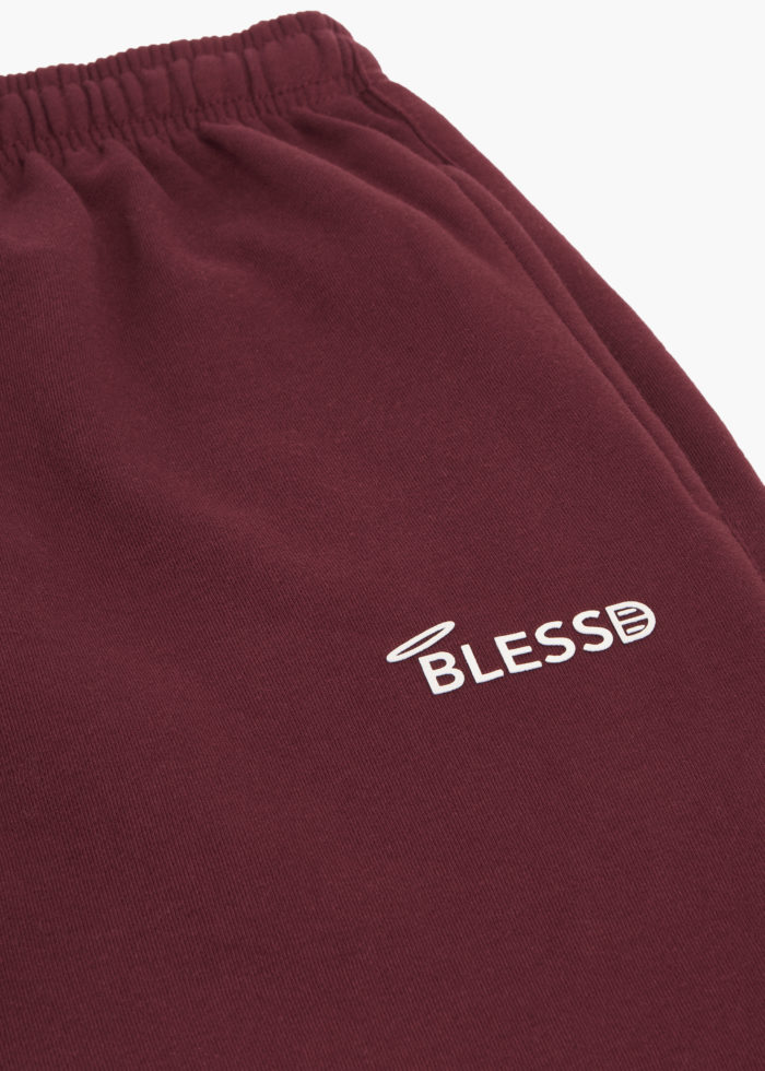 Hoodie and pants - Burgundy - Image 5